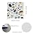 Nuxovilar Peel and Stick Vinyl Floor Tiles - 11.8"x11.8" Terrazzo - Inspired Pattern, 10 - Pack Self - Adhesive Flooring for Easy Installation