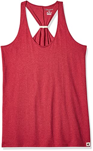 Débardeur femme Champion t-shirt sans manche rouge chiné respirant taille M