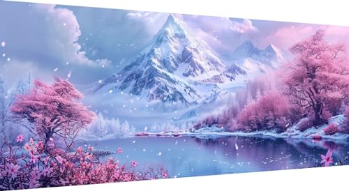 Diamond Painting Grand Format Montagne pour Décoration Chambre Adulte et Salon