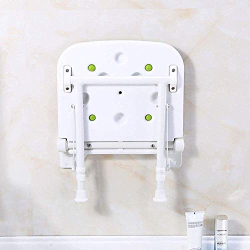 Sièges de douche pliants et tabourets muraux bleus de 47.5Hcm pour seniors