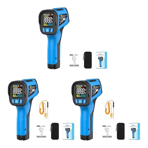 Thermomètre 12 secondes à émissivité variable et sonde K type - 6