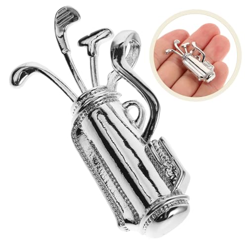 Broche de golf à chaîne double et motif raquette pour blazer - 4