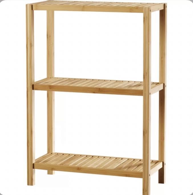 Aaradhya Decor Wood Over The Toilet Storage Cabinet Tall Bathroom Organizer with Cupboard Freestanding Shelf Space Saver Rack Stand for Laundry Room Balcony (27L x 65W x 167H) 4