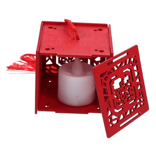 Housoutil 1 Set for Outside Lamp Lights Glowing Glowing Material Luminous Kit New Year Hanging Wooden