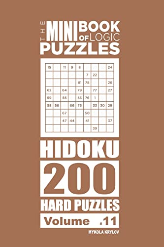 The Mini Book of Logic Puzzles - Hidoku 200 Hard (Volume 11)