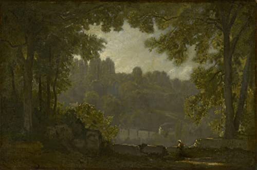 Poster paysage forestier Corot pour créer une ambiance zen de chambre