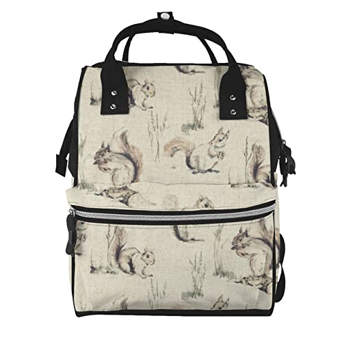 Sac à dos à langer imperméable noir pour vos sorties et voyages en famille