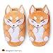 corimori Akito el Perro Shiba Inu Zapatillas De Casa Niños (10 +...