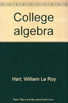 Hardcover College algebra Book