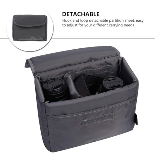 Estuche para lente de cámara con protección elástica y división modular 7
