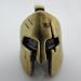 Spartan Helmet Paracord / Lanyard Bead in Pewter w/Brass Plating by Sirin