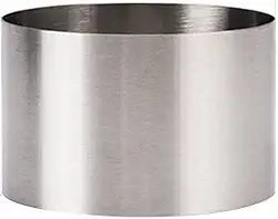 Molde de anel de bolo 5/6/8/10 cm de aço inoxidável cortador de ferramenta de cozimento forma redonda utensílios de cozinha para pastelaria (diâmetro 8 cm)