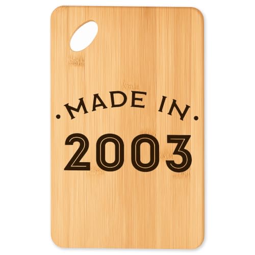 Cadeau original de cuisine : la planche en bambou gravée 2003 - 2