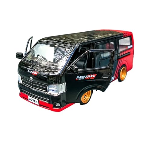 Réplique à l'échelle 1 32 Toyota Hai Lion en métal rouge, le cadeau idéal pour collectionneur