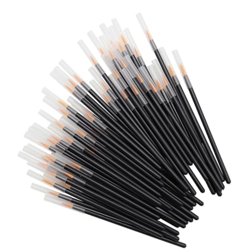 SOESFOUFU 100pcs Eyeliner Brushes Professional Makeup Applicators Cosmetic Brush Set Artificial Fiber Makeup Tools
