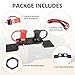 Sresk Battery Terminals Relocation Kit with Remote Jumper Post for Can-Am Maverick X3, UTV, ATV