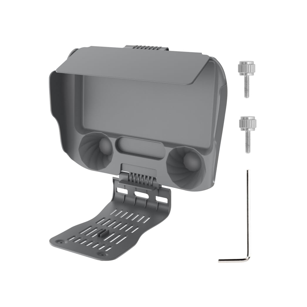 Sunshade Cover for DJI RC2/RC 1 Remote Protective Cover for DJI Air 3/Mini3 Pro with Screen Remote Controller Hood Sub Panel Anti-Glare Screen Protector (RC 1)