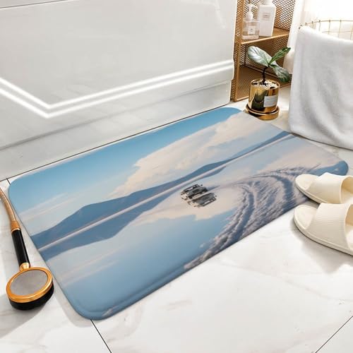 Alfombras de baño absorbentes para suelos secos de ducha 6