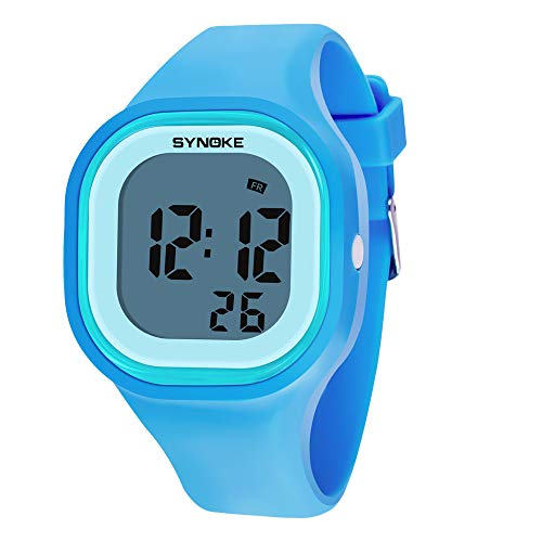 Montre De Natation Numérique Multifonction, ÉTanche, Sport Colorée Pour Filles et Étudiantes - Pas Cher