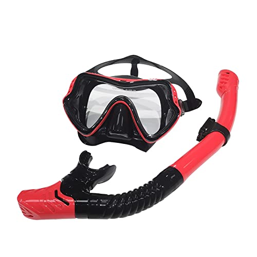 Gafas de buceo de marco grande y traje de tubo para adultos