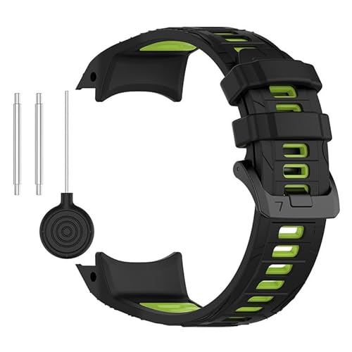 CYBERGARAGE�EFor Garmin Instinct3 Dual Power �o���h �x���g Instinct 3 AMOLED �V���R�� �o���h�� 22mm 26mm(�u���b�N�O���[��)