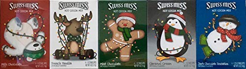 Swiss Miss Hot Cocoa Gift Pack (5 Flavors, 4 Envelopes Each, Total of 20 Servings)