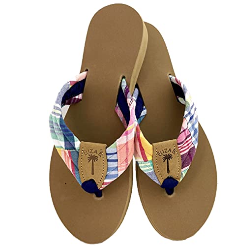 Surfside Madras Sandal on Almond Sole