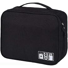 Carrying Bag Case Storage Organizer for Projectors and Accessories Black,Single