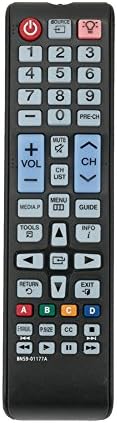 New BN59-01177A Remote Control fit for Samsung TV PN43F4500 PN51F4550 UN32J4000AF UN32J4000AFXZAPN43F4550 PN51F4500 PN51F5300 PN51F5350 PN60F5300 PN60F5350 PN64H5000