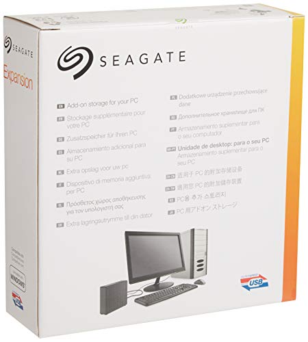 Image of Seagate Expansion Desktop 4 TB External Hard Drive HDD - USB 3.0 for PC Laptop and Mac (STEB4000300)