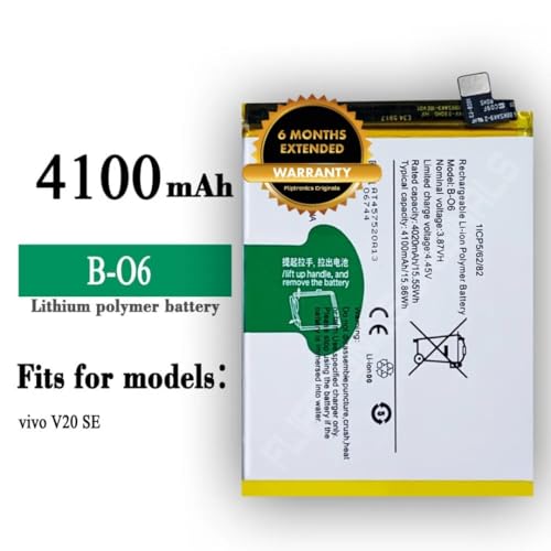 Image of B-06 Battery for Vivo V20 SE V2022 V2023 Battery with 6 Month Warranty**** (P237)