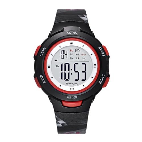 Image of V2A Kids Watch - Waterproof Multi-Functional Digital Sports Watch for Ages 5-13, 30M Water Resistance, Gift for 5-10 Year Olds