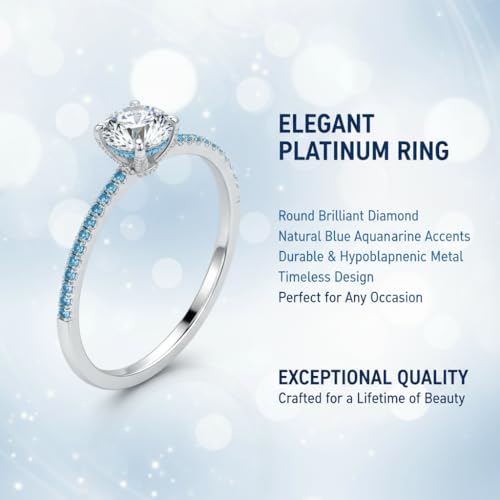 Image of Choose Your Gemstone Delicate Hidden Halo Diamond CZ Ring 925 Sterling Silver Round Shape Petite Engagement Rings Minimal Modern Design Birthday Gift Wedding Gift US Size 4 to 12