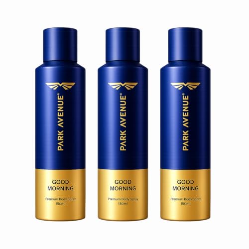 Buy Park Avenue GOOD MORNING BODY SPRAY WAKE UP PACK OF 150MLX3 Deodorant Spray - For Men & Women (450 ml, Pack of 3) Online at Low Prices in India - Amazon.in - Image 2