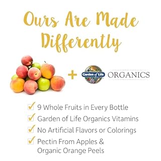 Garden of Life Organics Men's Gummy Vitamins - Berry - Certified Organic, Non-GMO, Vegan, Kosher Complete Multi - Methyl B12, C & D3 - Gluten, Soy & Dairy Free, 120 Real Fruit Chew Gummies
