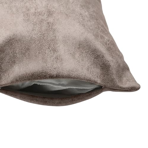 Coussin chat sous un parapluie effet cuir pour déco de salon - 4