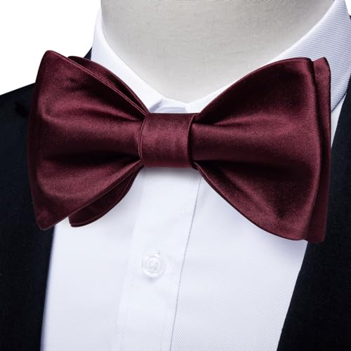Corbata de moño clásica de seda para hombre miniatura 2