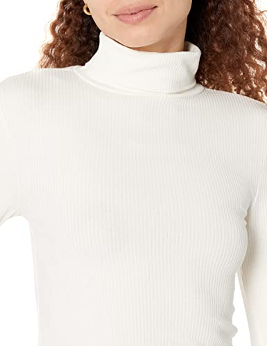 Amazon Essentials Women's Slim-Fit Layering Long Sleeve Knit Rib Turtleneck Top (Available in Plus Size), Pack of 24