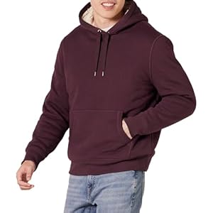 Amazon Essentials Men’s Hoodies, Sherpa-Lined Pullover Amazon Essentials Men’s Hoodies, Sherpa-Lined Pullover