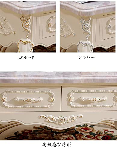 しなもん08　ヨーロピアン調　アンティーク風　テレビラック　台　ボード Amazon｜テレビ台 テレビボード ローボード ロココ調 アンティーク風