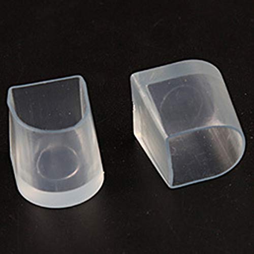 Kongqiabona 1 par Cubiertas de tacón Alto Cubiertas de Baile de Estilete Latino Tapones de tacón（M）