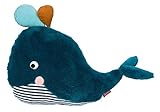 kuscheltier wal groß Weiches Schmuse-Kissen zum Spielen, Kuscheln und Schlafen, Süßes Wal Motiv – Auch als Deko-Element im Kinderzimmer geeignet