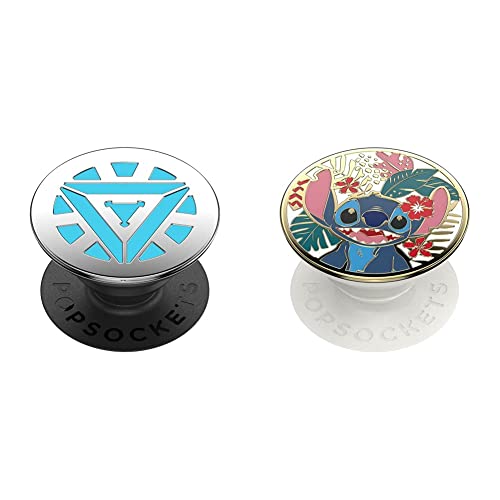 ââââPopSockets: Phone Grip with Expanding Kickstand, Pop Socket for Phone Enamel Arc Reactor & Phone Grip with Expanding Kickstand, Pop Socket for Phone Lilo & Stitch Enamel Stitch