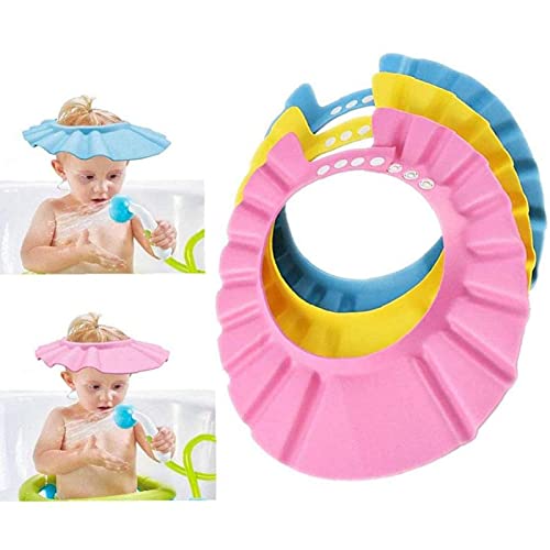 Doccia Cap per Bambino, 3 Pz cuffie per la doccia