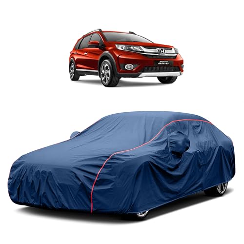 Image of Heavy-Duty Car Cover for Compatible with Honda BRV (2016 to 2025 All Models) Deluxe Car Protection Cover ? Waterproof & UV-Resistant All-Season Exterior Protection
