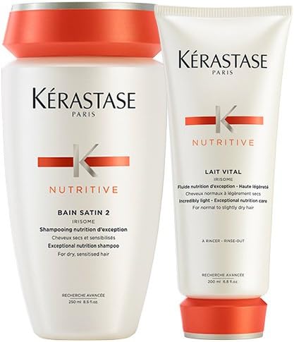 Kérastase Bain Satin 2 & Lait Vital (Shampoo & Conditioner) Duo