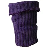 Strumpfversand pfaff 2 Paar Kinder Legwarmer Stulpen mit feiner Wolle Lila