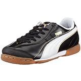 Puma Esito XL IT Jr 101609 01, Unisex - Kinder Sportschuhe - Fußball, schwarz, (black-white-team gold 01), EU 34, (US 2 1/2), (UK 1 1/2)