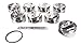 JE Pistons 182033 Domed Piston Set for Small Block Chevy