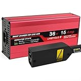 LHIBYOLO 36 Volt Golf Carts Battery Charger for 15 AMP EZ GO TXT, with Type EZGO TXT Plug,6-10 Hour Full Charge,Golf Cart Battery Charger,36v Golf Cart Charger
